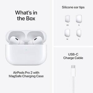 Apple AirPods Pro 2 with Charging Case and Accessories